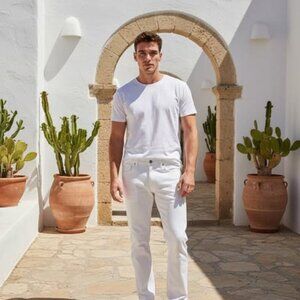 SMOKE & ASH WHITE JEANS